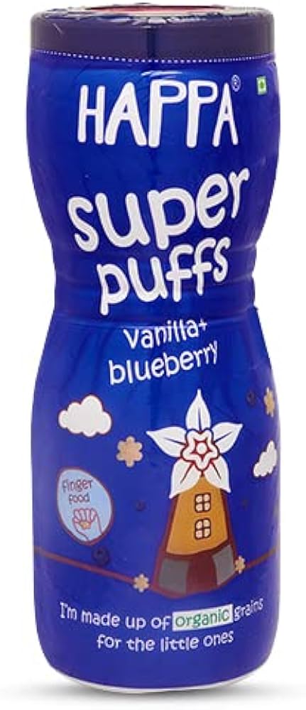 Happa Puffs Vanilla + Blueberry