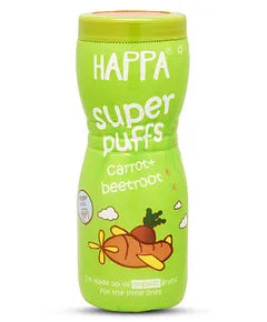 Happa Puffs- Carrot & Beetroot